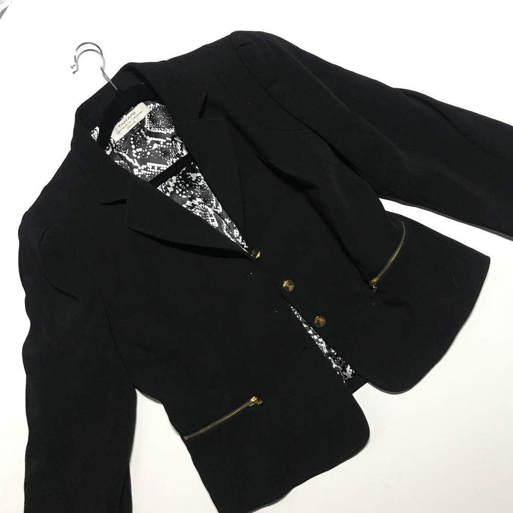 TAHARI womens petite modern career jacket